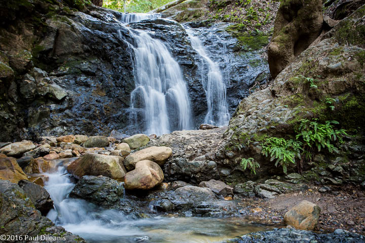 The upper falls is reached at the end of a ¾ mile hike.